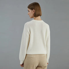 Experience The Elegance Wool Pullover Top