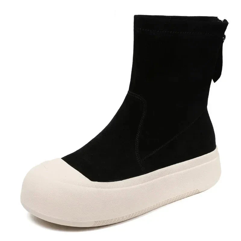 Comfy Wedge Chimney Ankle Boots