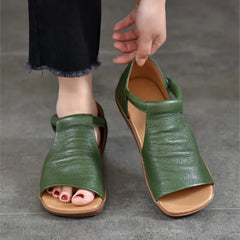 Comfortable Soft Peep-Toe Sandals