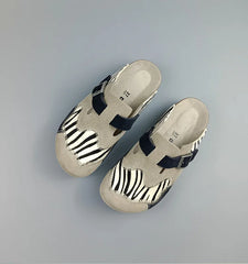 Lovely Leather Cork Mules