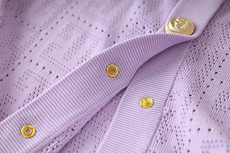 See-through Thin Knitting Cardigan