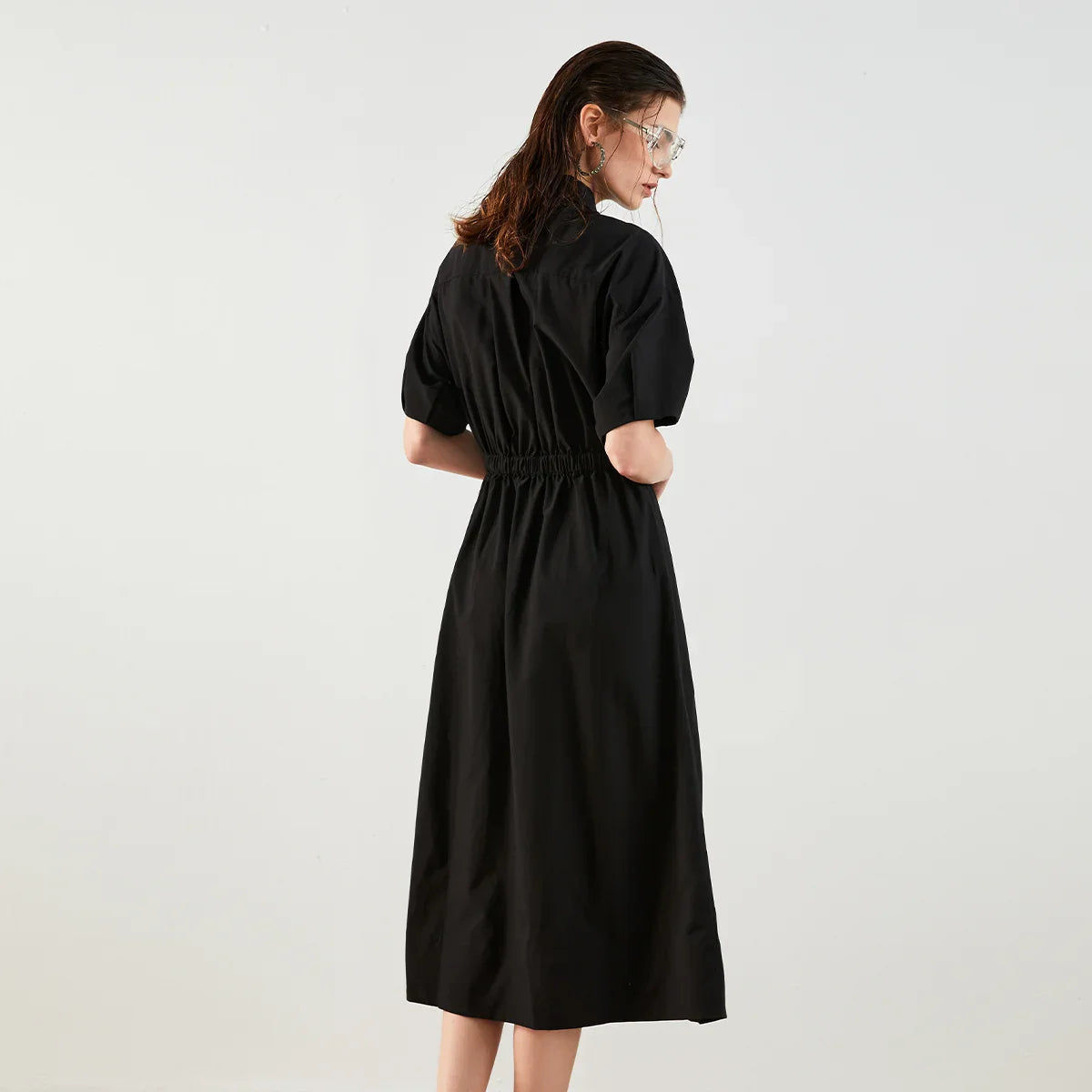 Polo Collar Formal Dress
