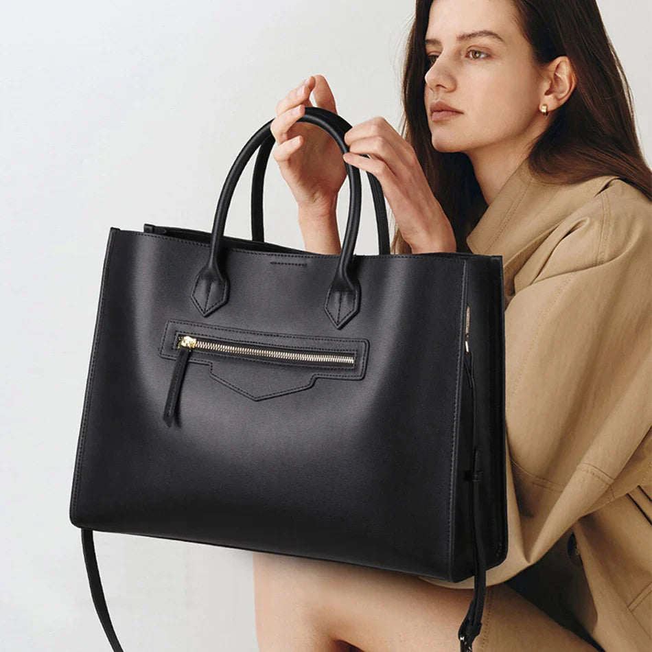 Sophisticated Leather Tote Bag