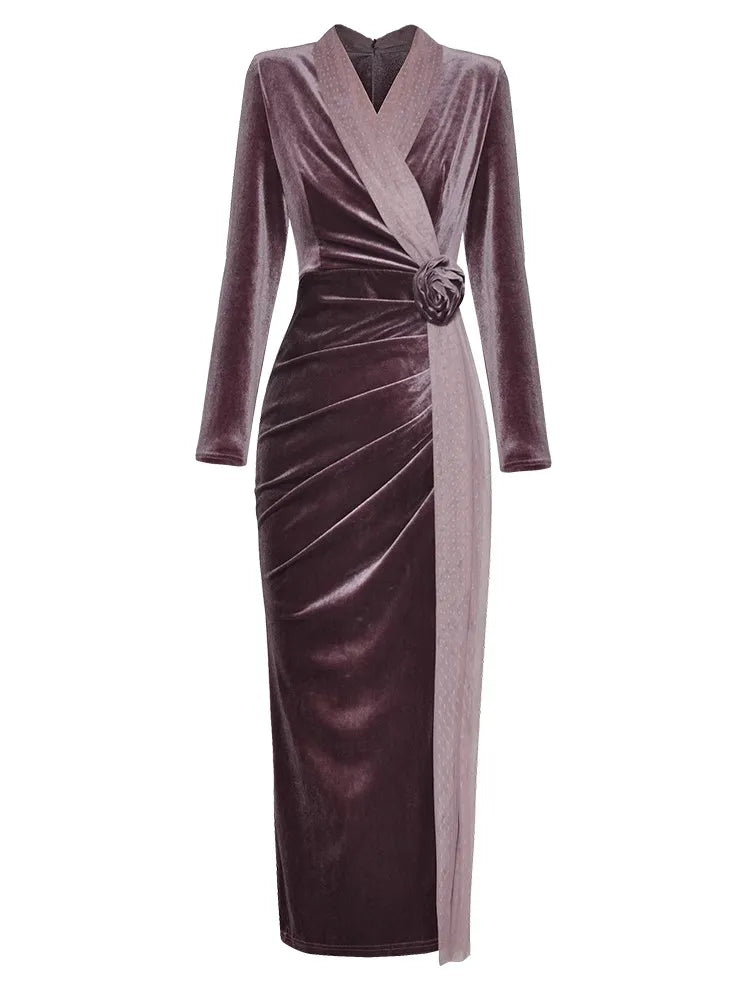 Gauze Splicing Dress