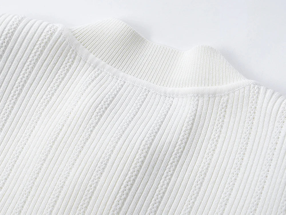 Slim Stretchy Knitted Cardigan
