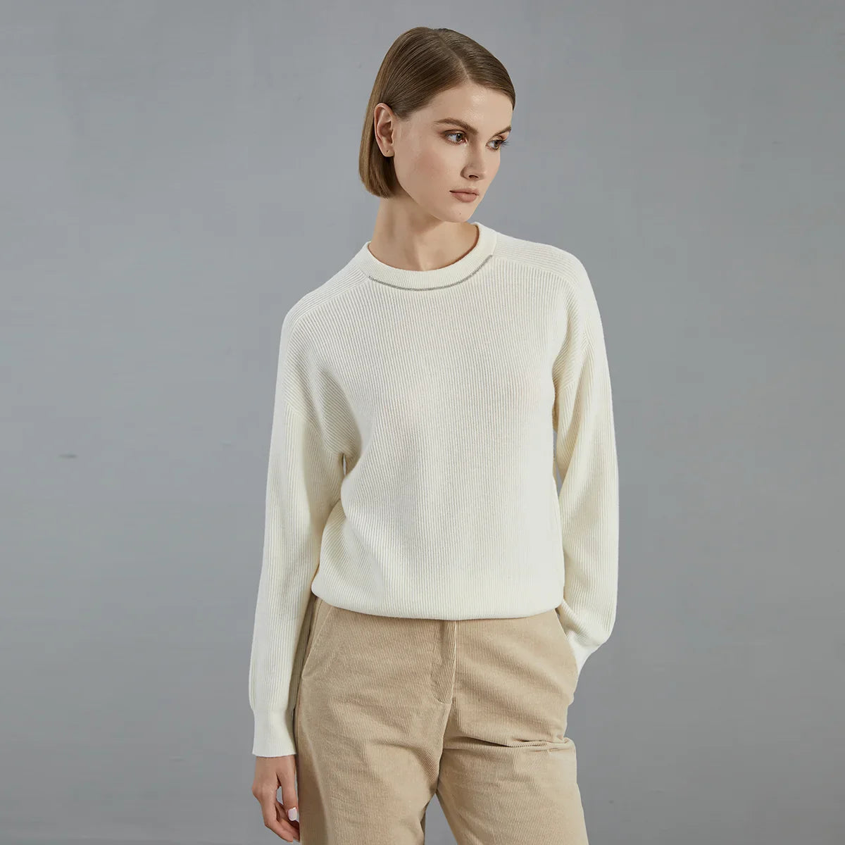 Experience The Elegance Wool Pullover Top