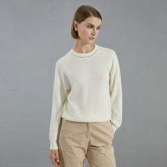 Experience The Elegance Wool Pullover Top