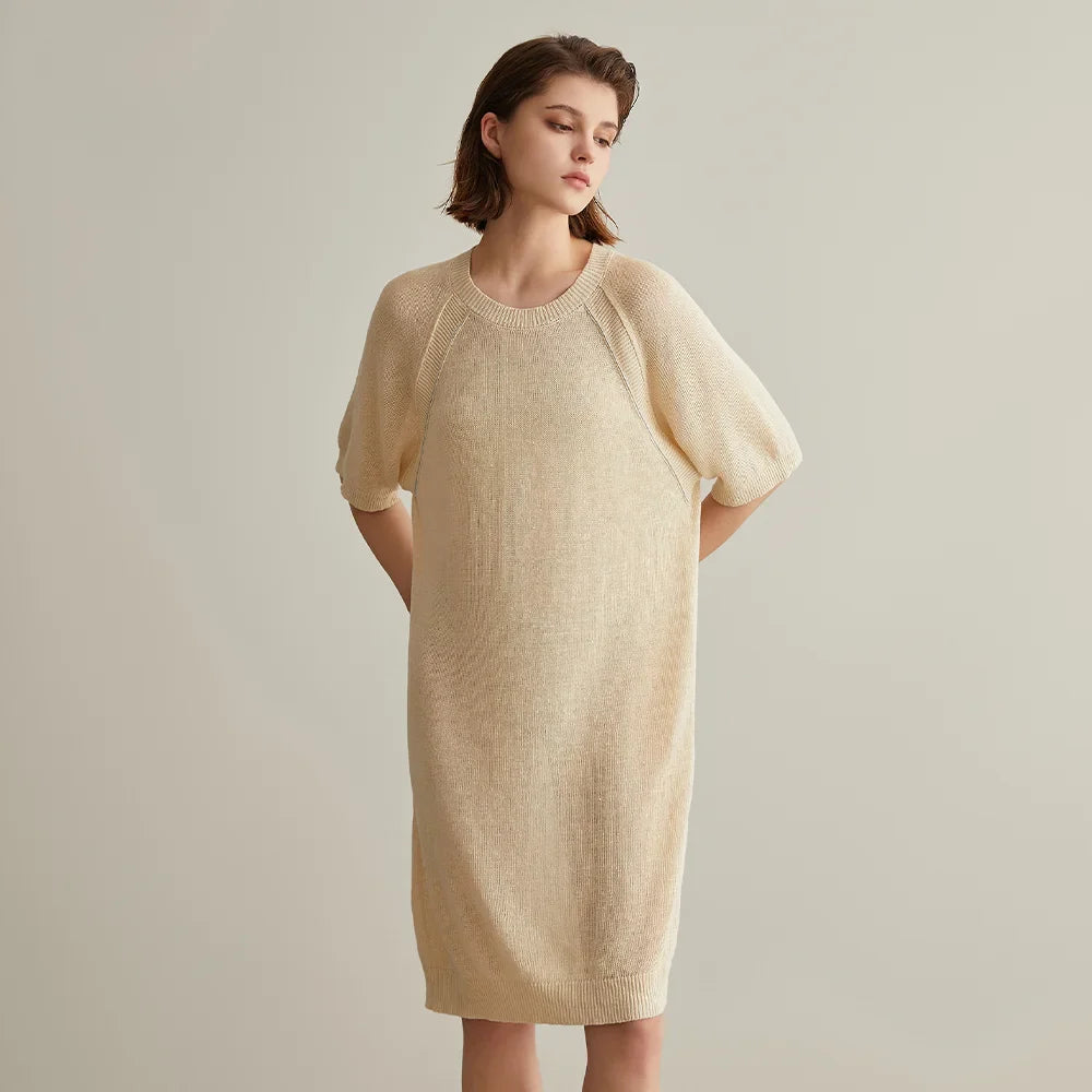 Long Loose Linen Dress
