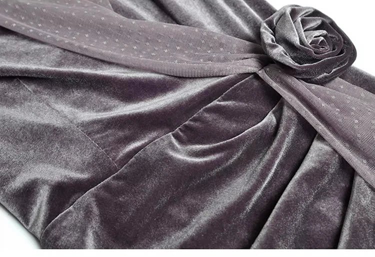 Gauze Splicing Dress