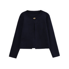 Elegant One Button Loose Cardigan