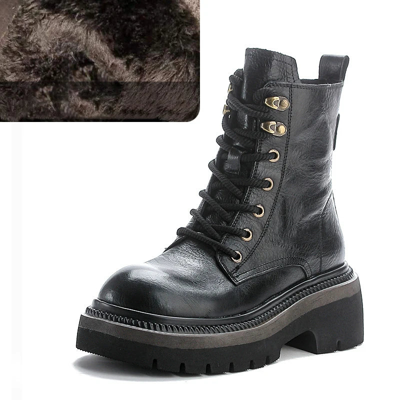 British Leather Ankle Boots