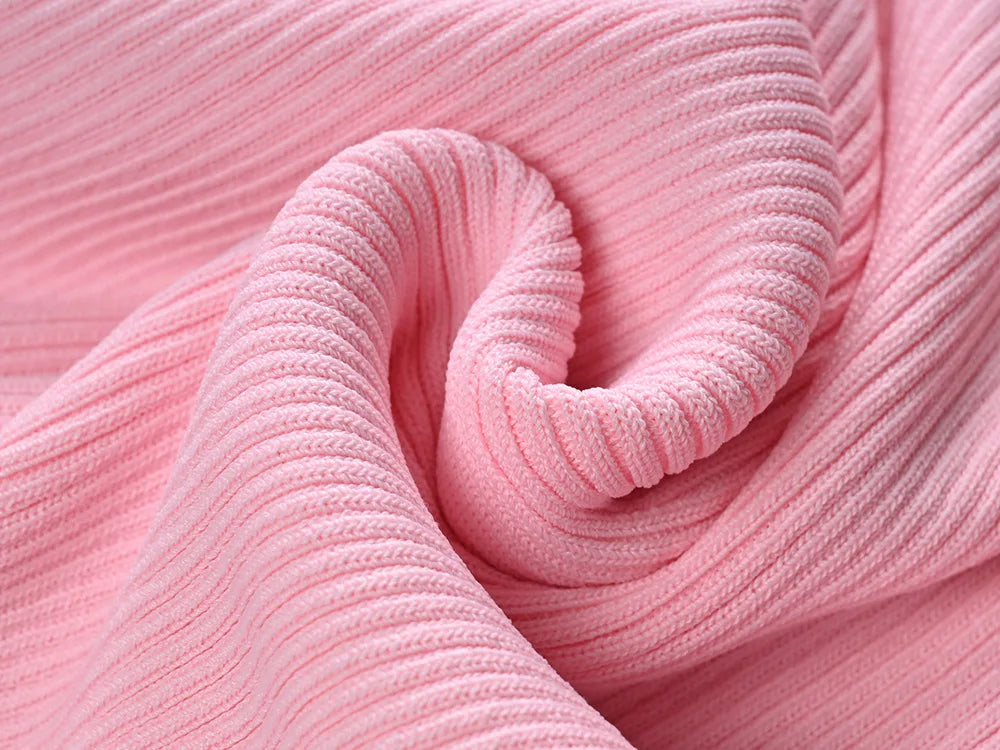 Ribbon Collar Knitted Cardigan