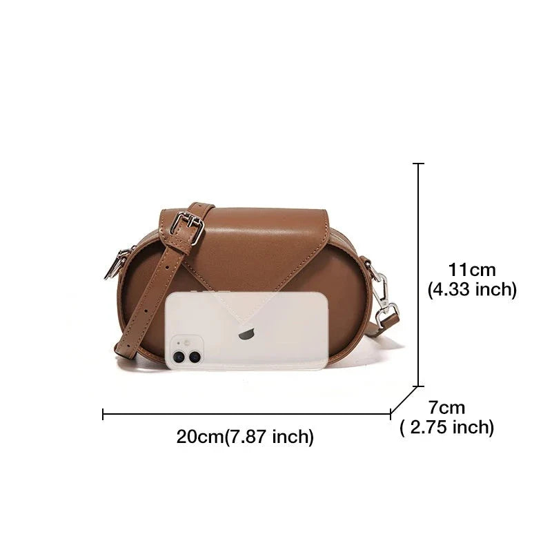 Adjustable Crossbody Zipper Bag