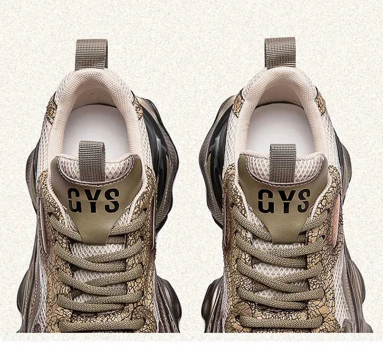 Air Mesh Flat Chunky Sneakers