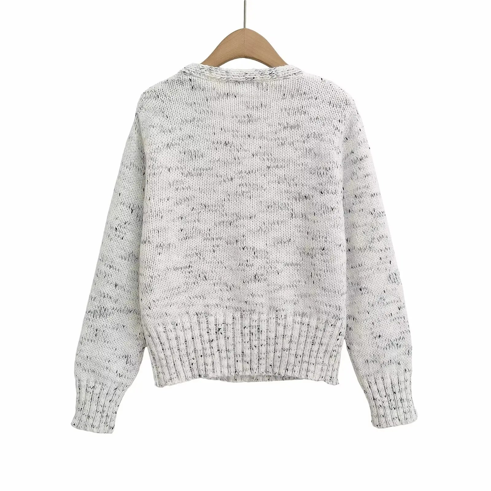 Casual Iny Sequins Open Cardigan