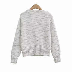 Casual Iny Sequins Open Cardigan