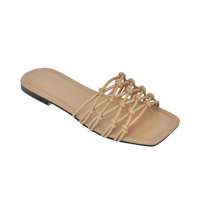 Stylish Square Toe Summer Sandals