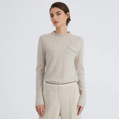Soft Knitted Half-turtleneck Pullover Sweater