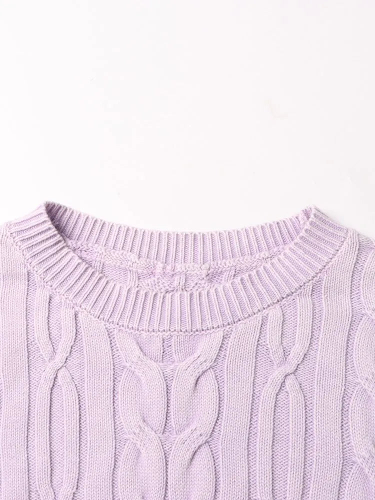 Signature Knit Asymmetrical Sweater