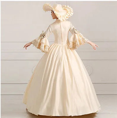 Elegant Royal Court Ball Gown Dress