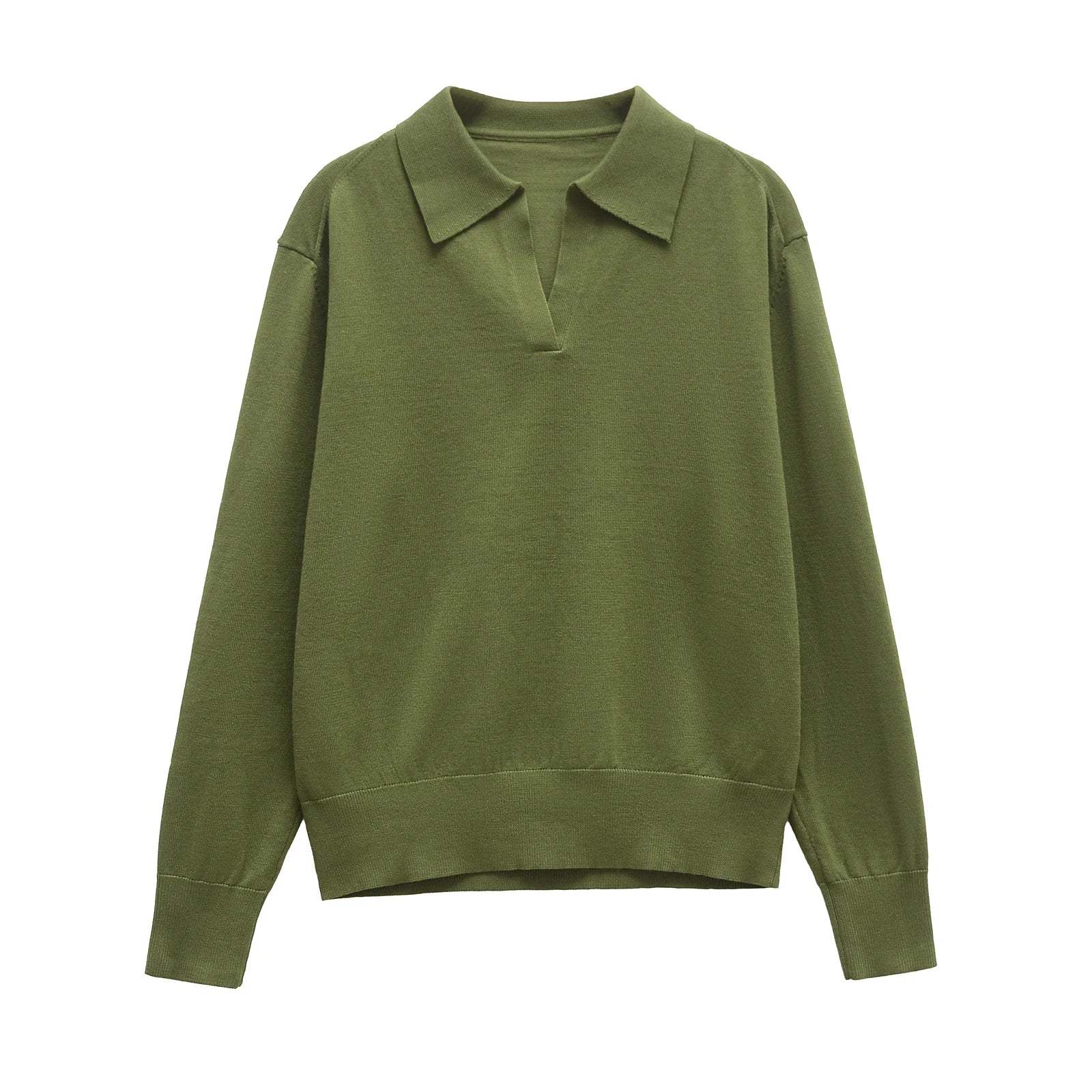 Sleek Slim Fit Polo Sweater