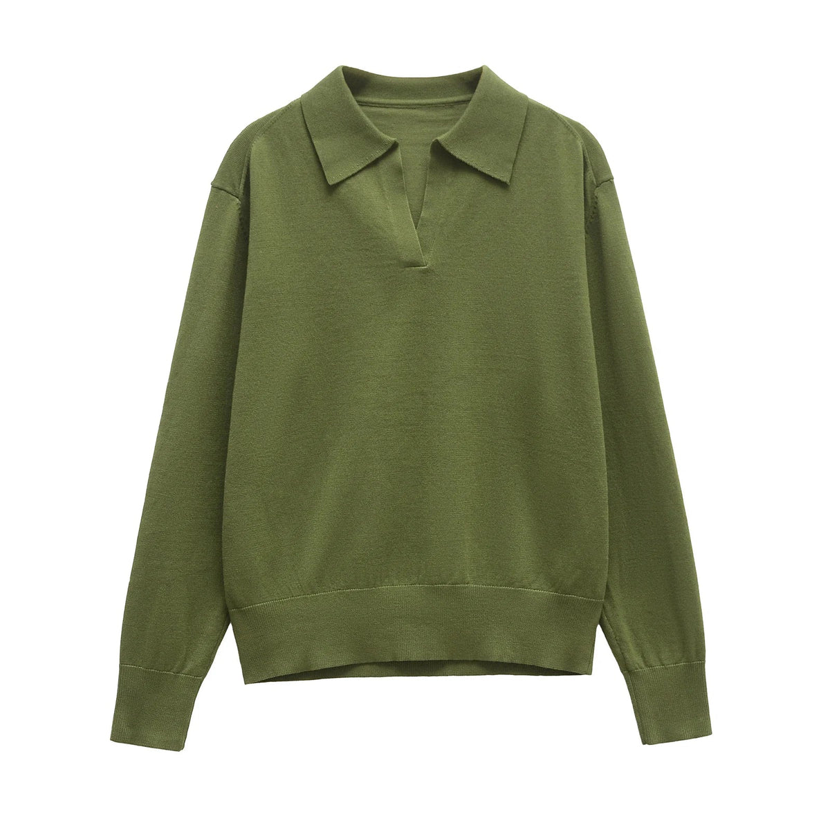 Sleek Slim Fit Polo Sweater