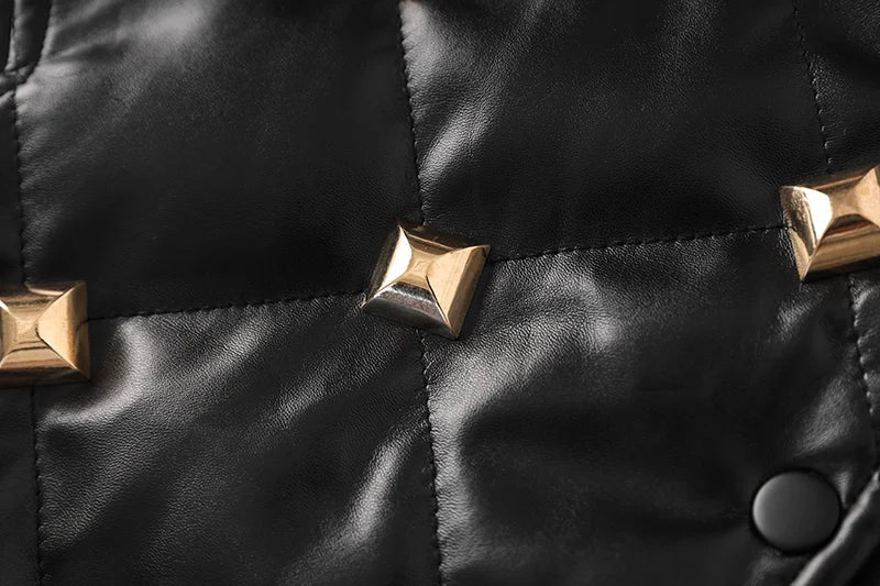 Heavy Rivet Black Jacket