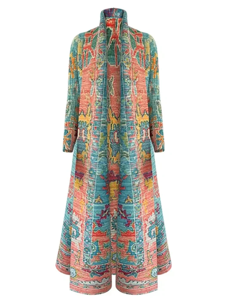 Foldable Collar Women's Trench Coat