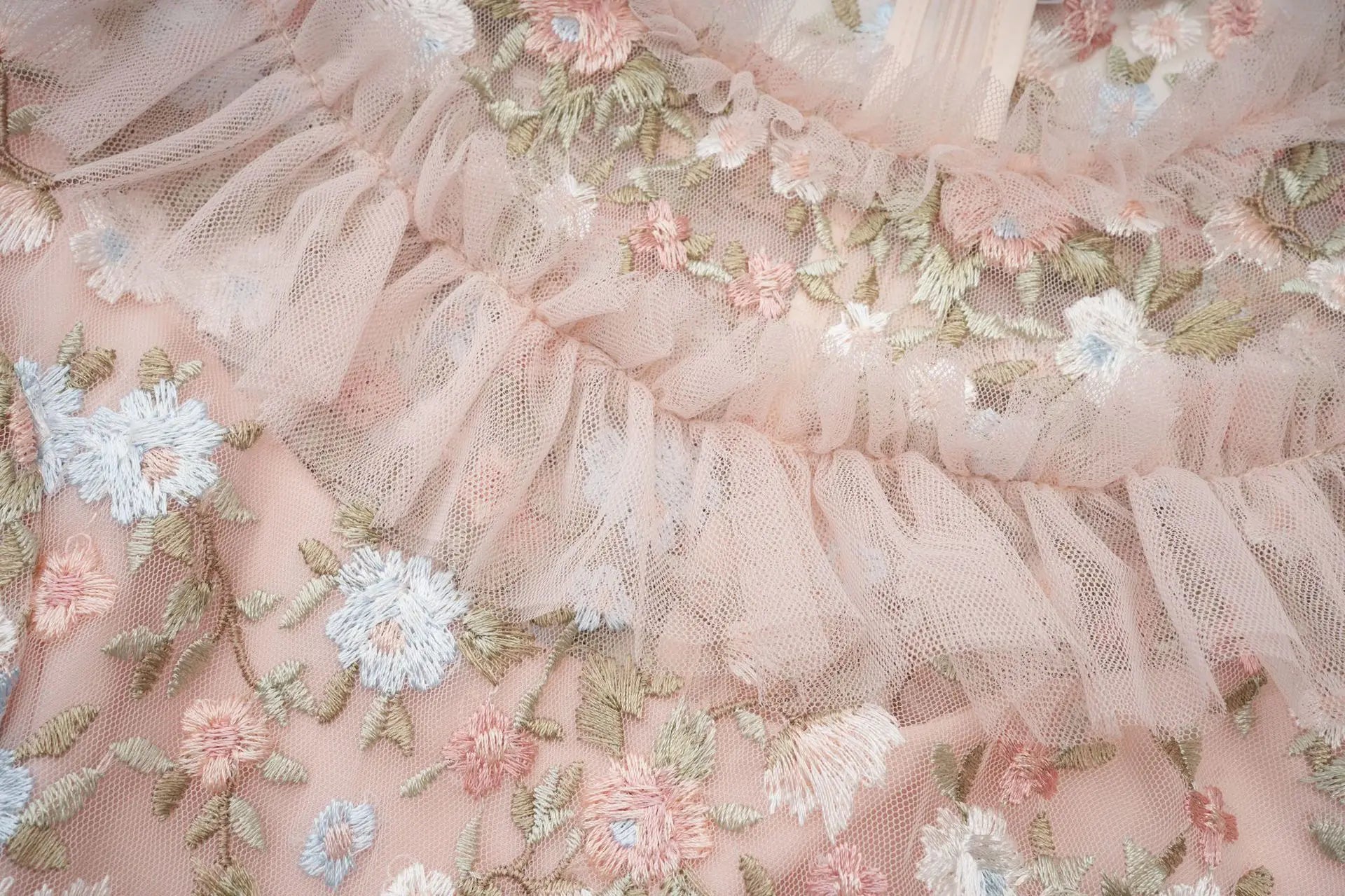 Romance in the Making Floral Mesh Dress
