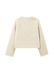 Classy Front Toggle Fur Coat