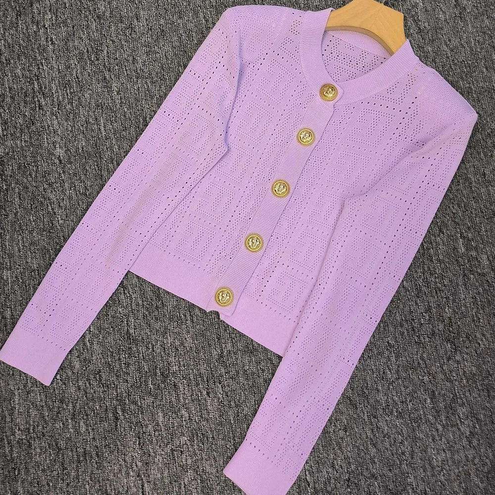 See-through Thin Knitting Cardigan