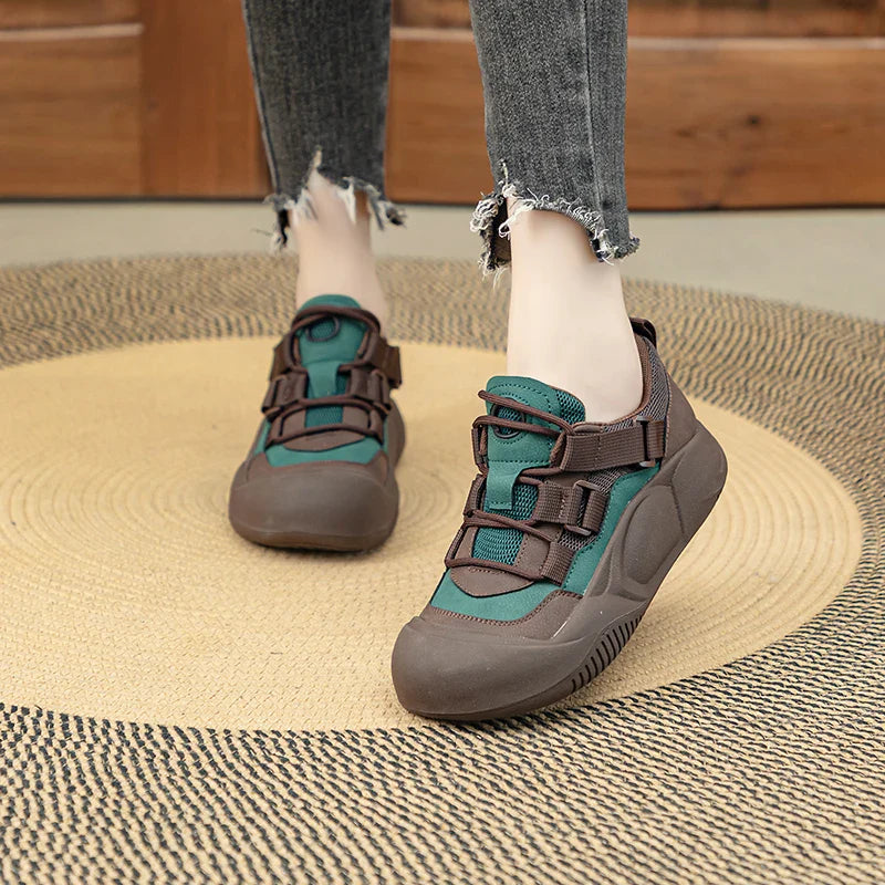 Timeless Elegance Genuine Leather Vulcanized Sneakers