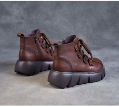 Comfy Platform Wedge Loafers Booties