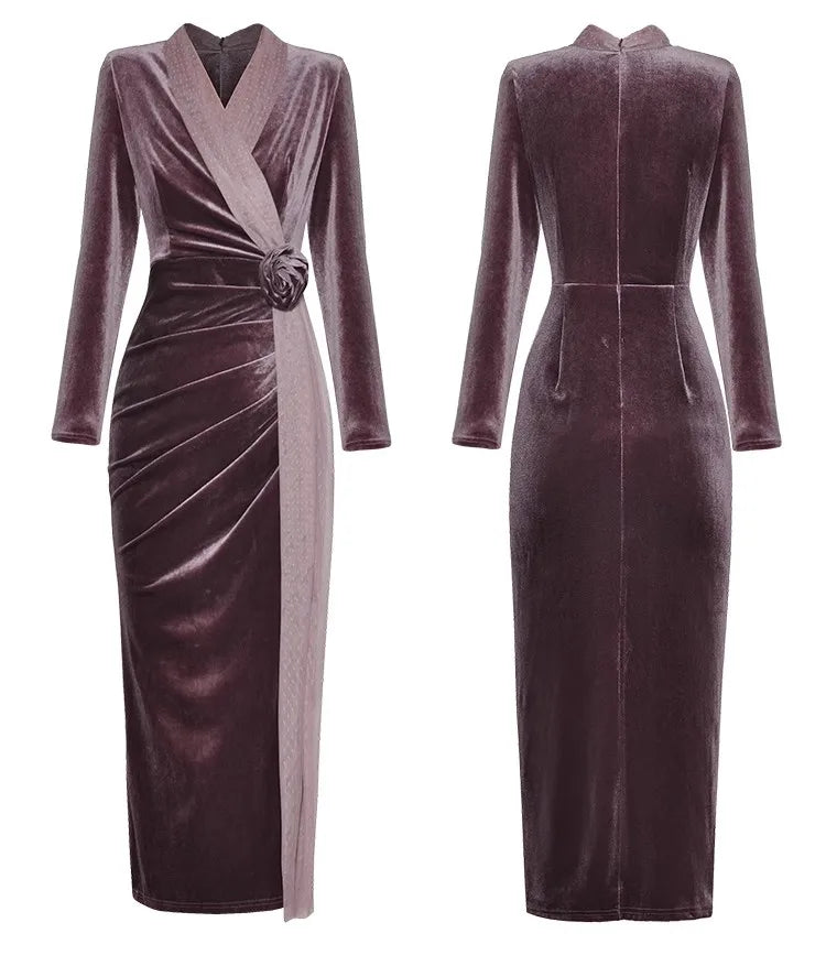 Gauze Splicing Dress