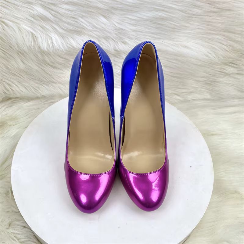 Elegant Round Toe High Heels