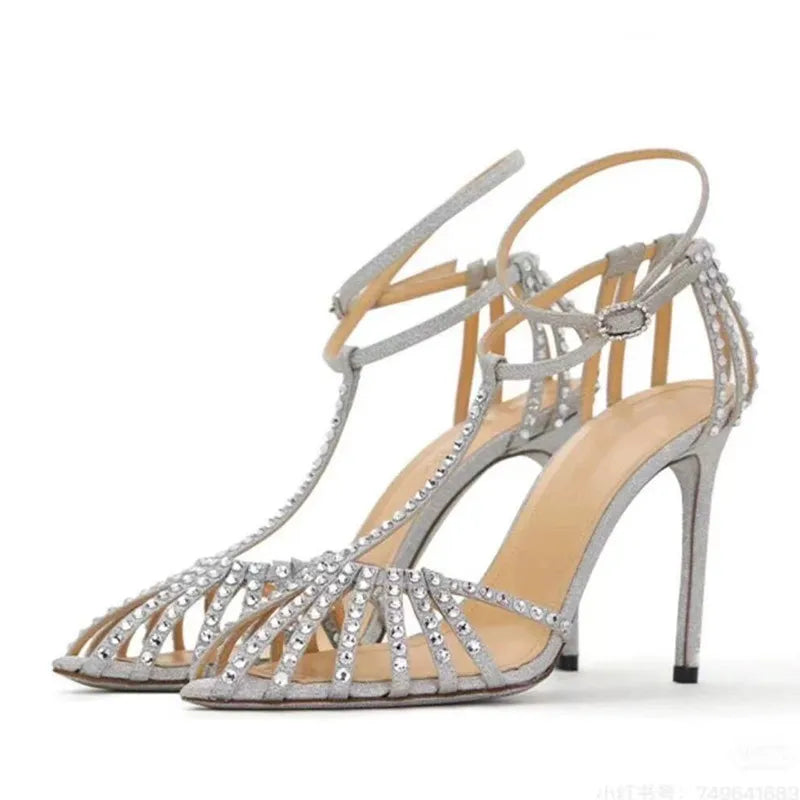 Narrow Band Gladiator High Heels