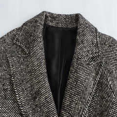 Classic Belted Twill Overcoat