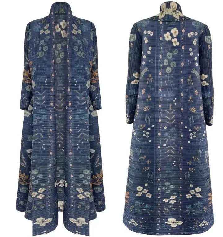 Foldable Collar Women's Trench Coat