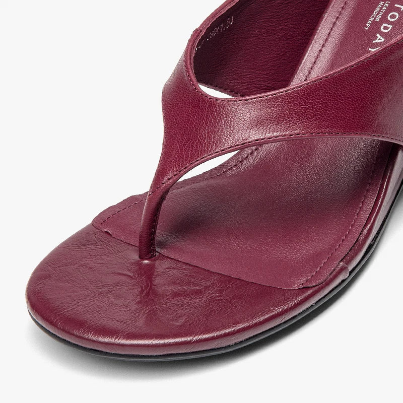 Trendy T-Strap Wedge Sandals