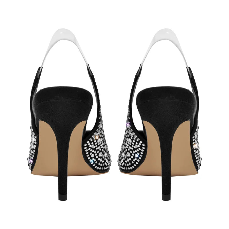 Sculpted Grace Stiletto Sandals