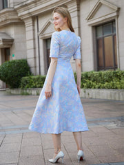 Temperament Floral Formal Party Dress