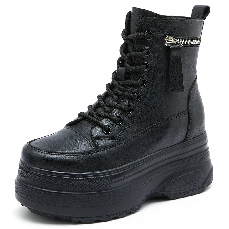 Thick Sole Short Ankle Boots