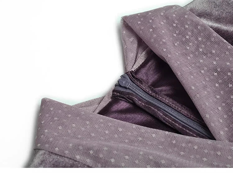 Gauze Splicing Dress