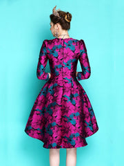 Keep You Accompanied Jacquard Party Dress