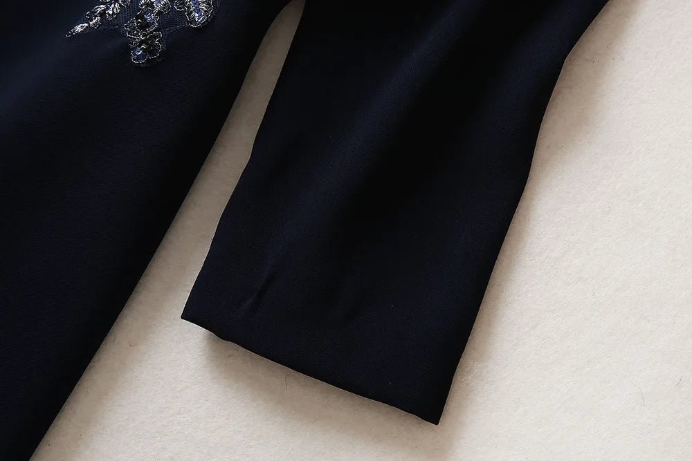 Three Quarter Sleeve Party Dress