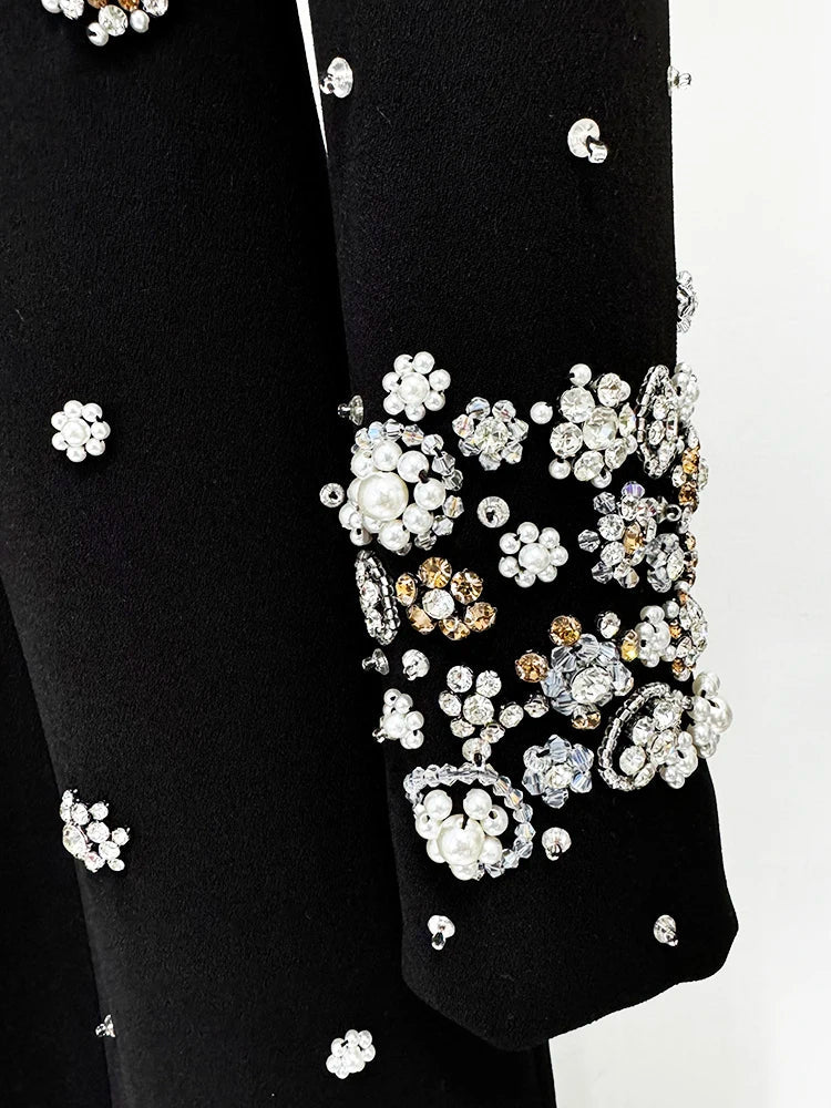 Luxurious Beaded Maxi Dress