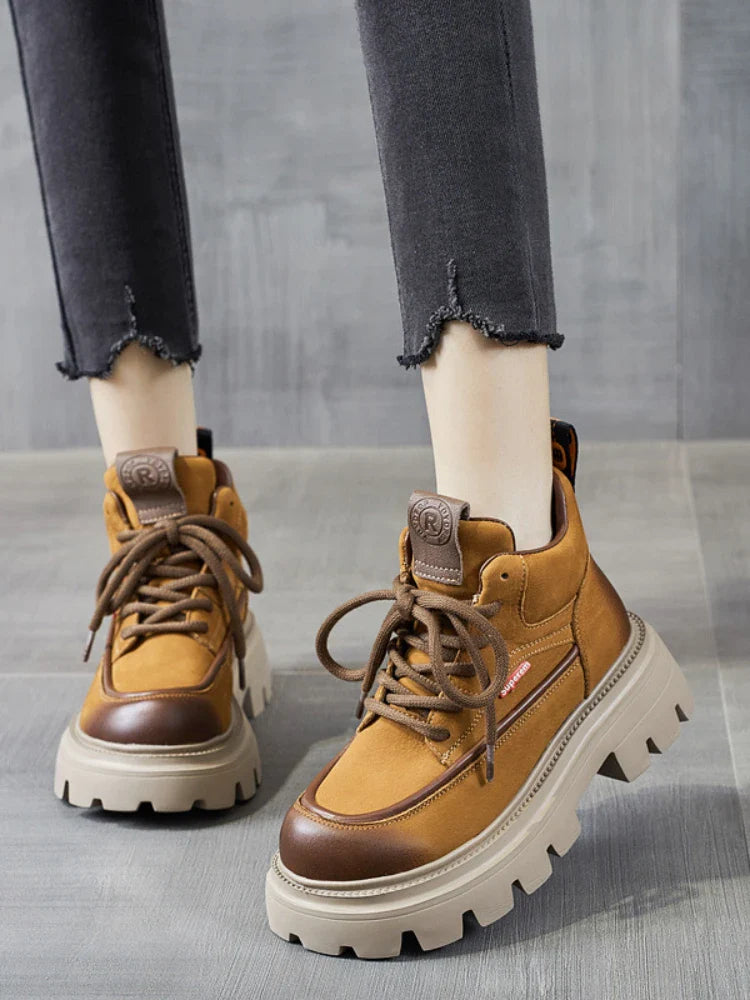 Mid Calf Moccasins Ankle Boots