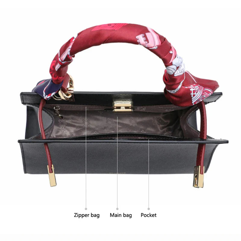Silk Scarf Hand-held Small Handbag