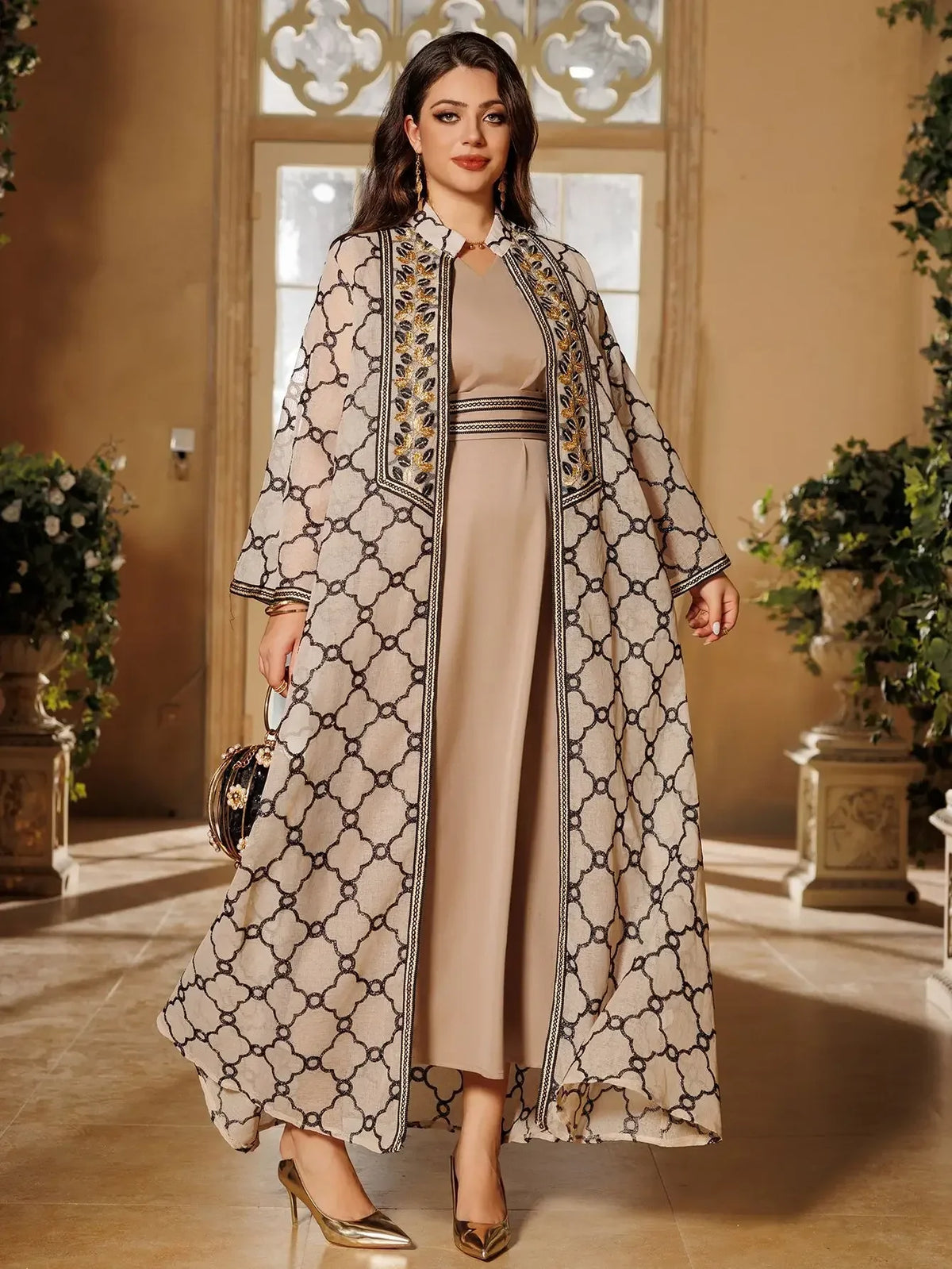 Modern Twist Embroidered Abaya