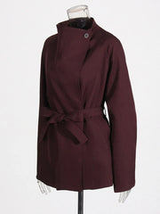 Button Sashes Loose Trench Coat